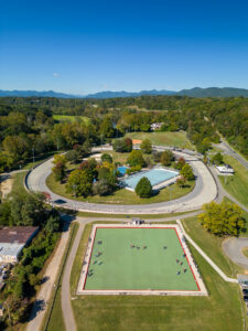 Velodrome and Pickle Ball Courts in Carrier Park