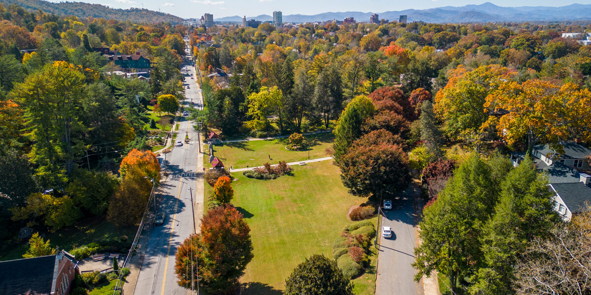 Charlotte Street in North Asheville